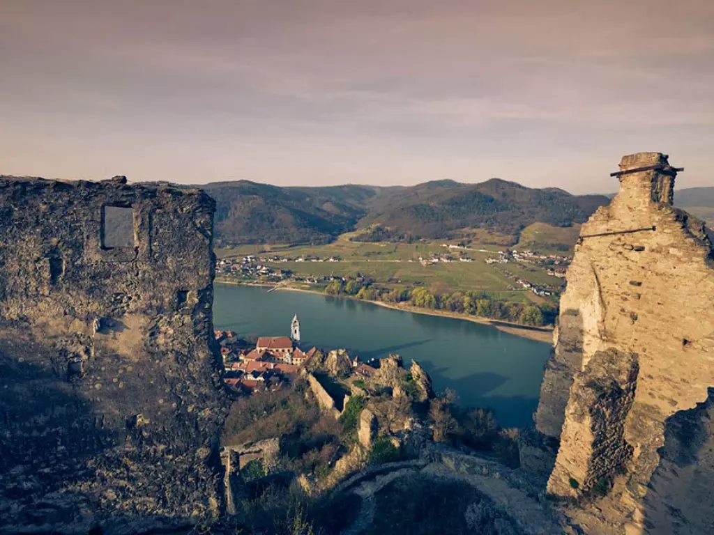 AH_Wachau_Bluete_Duernstein, Ruine